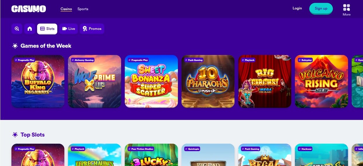 casumo slots Canada