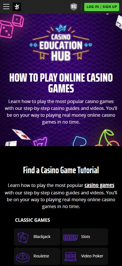 Your Guide to Playing at DraftKings Casino