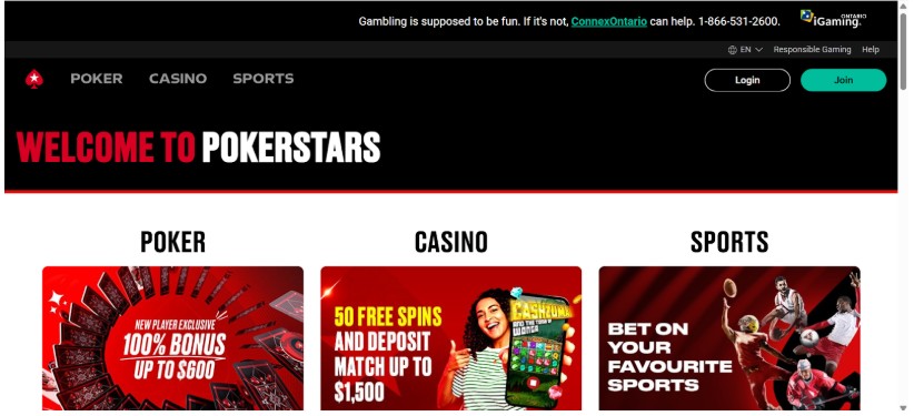 Pokerstars Casino Registration Step1