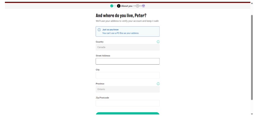 Pokerstars Casino Registration Step4