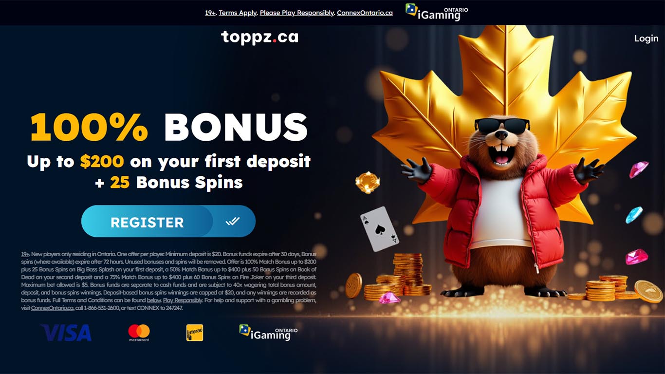 Toppz Casino Registration Step