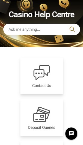 Spin Casino Canada Help Centre mobile version