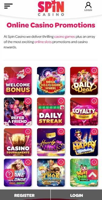 Spin Casino Canada Promotions