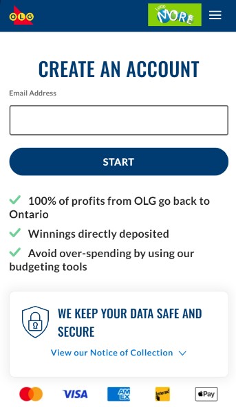 OLG Casino Canada Registration mobile