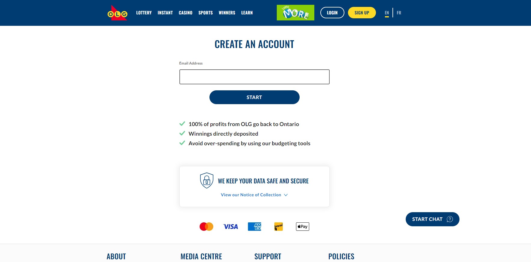 OLG Casino Canada Registration